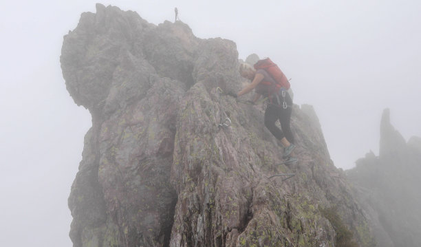 冒险探险登山攀爬