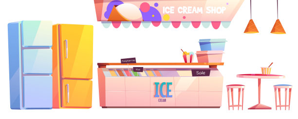 冰淇淋盒子