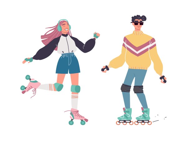 滑冰情侣