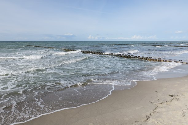 平静的波罗的海海面