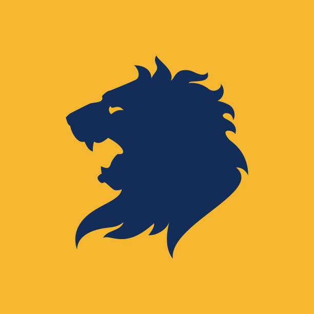 卡通logo狮子