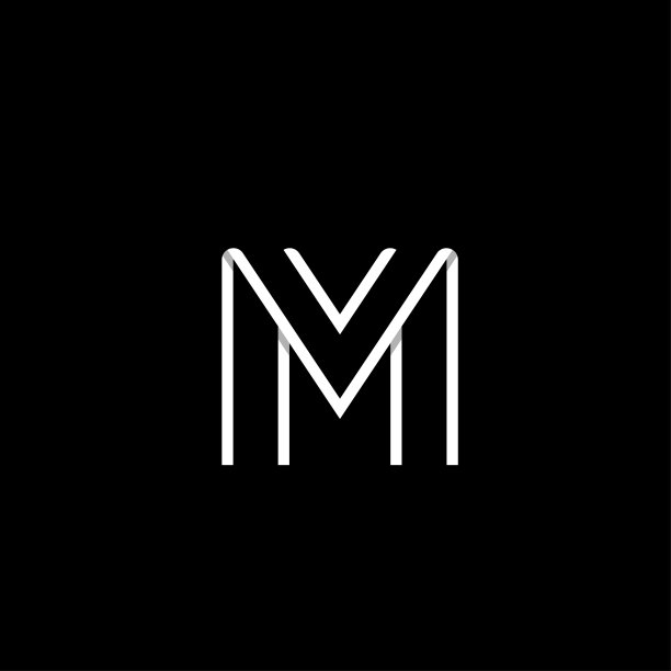 m字母标志logo设计