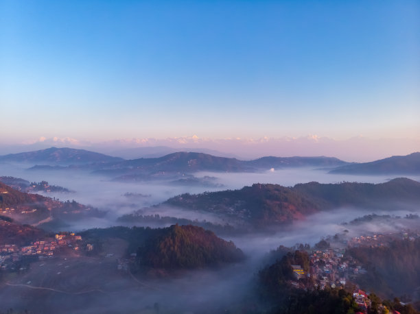 美丽的蓝天白云景色图片