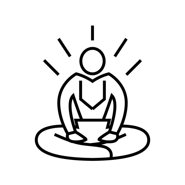 禅意莲花瑜伽logo