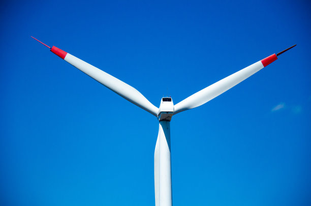 绿色新能源风力发电背景
