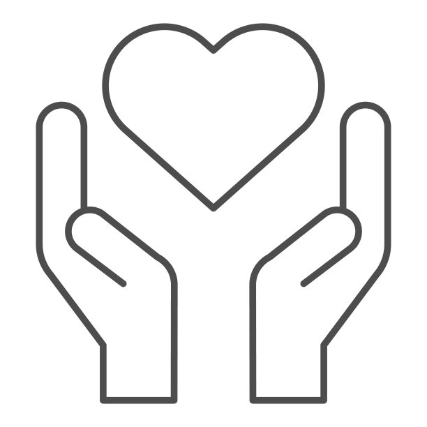 双手心形logo