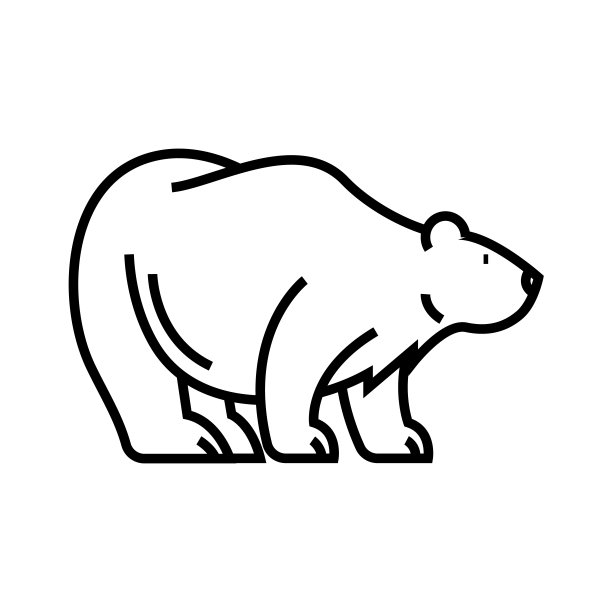 卡通小熊logo
