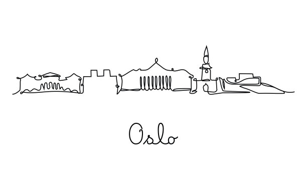 奥斯陆城市线描