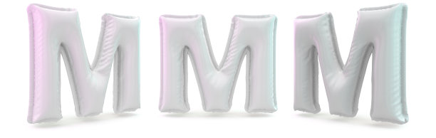 字母标志m