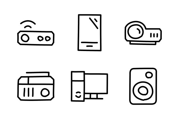 手机icon图标和设计图