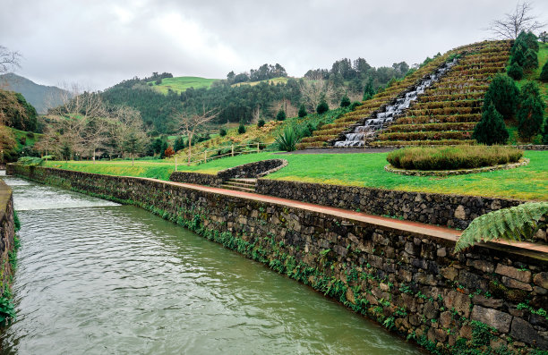 城镇风景区绿植公园