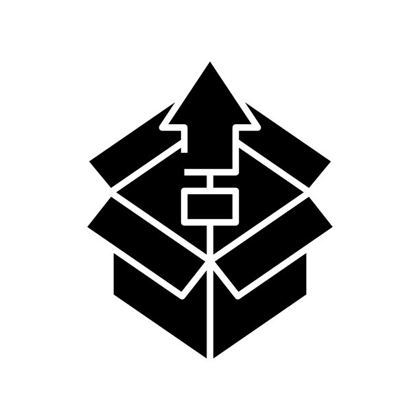 快递小哥logo