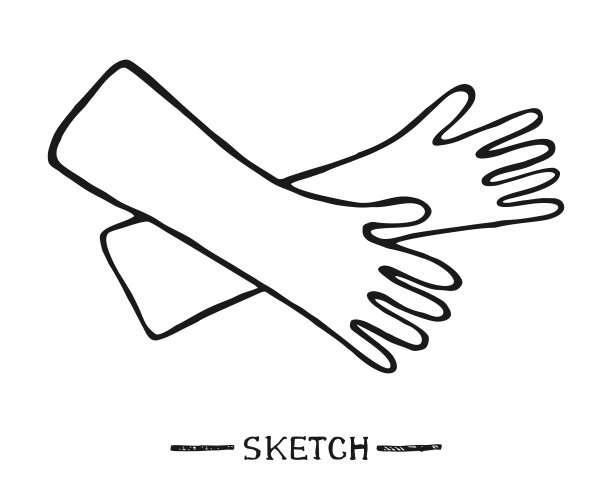 手套logo