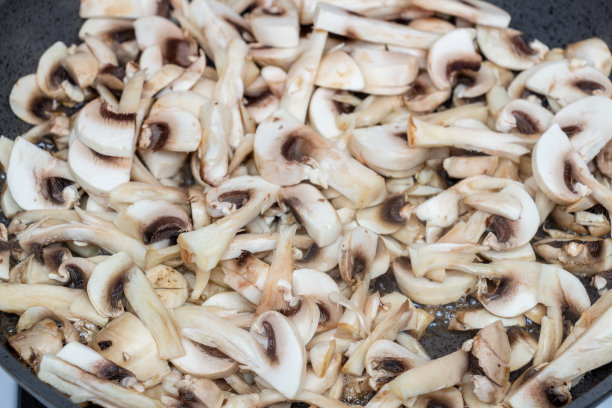 烤肉食材新鲜菌菇