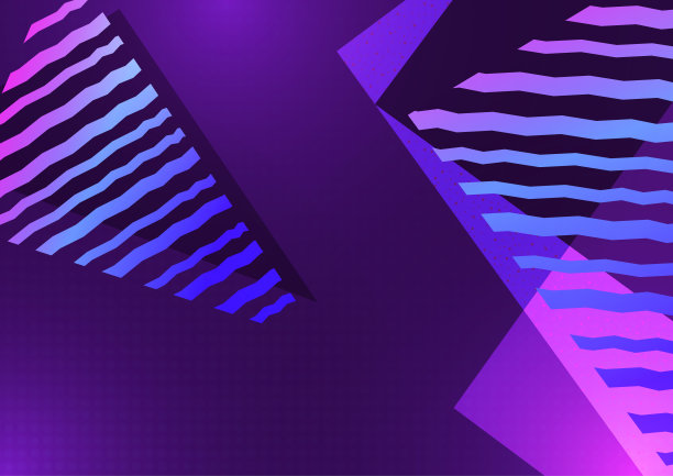 紫色抽象海报设计