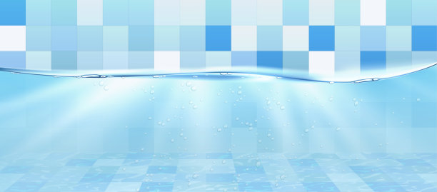 蓝色水纹理水底素材纹理贴图