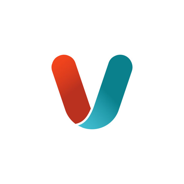 v字母logo设计