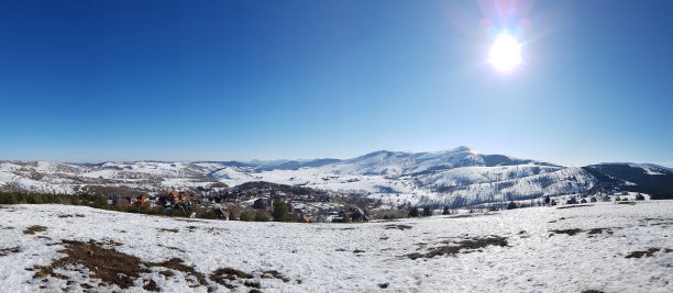 打古雪山山峰