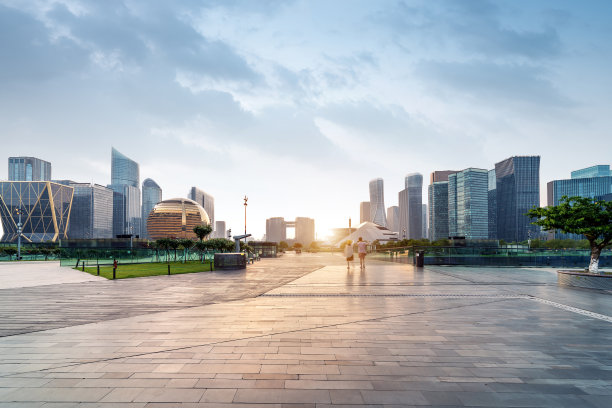 杭州市区全景