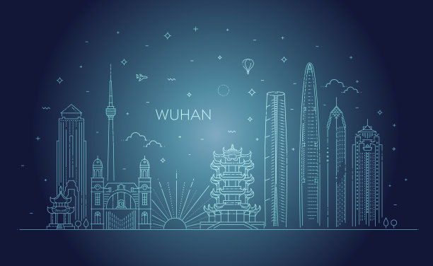 武汉城市 底图