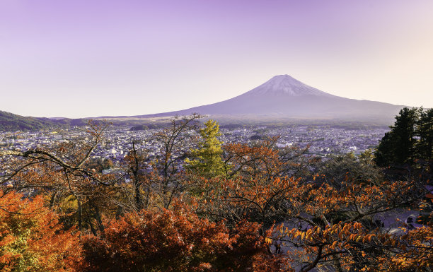 富士山城市风光