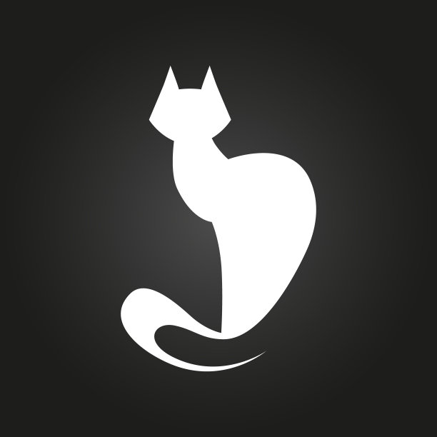 宠物猫logo设计