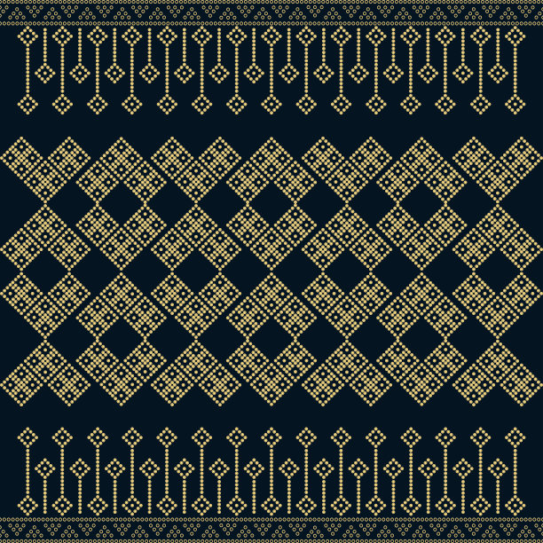 抽象线条地毯图案