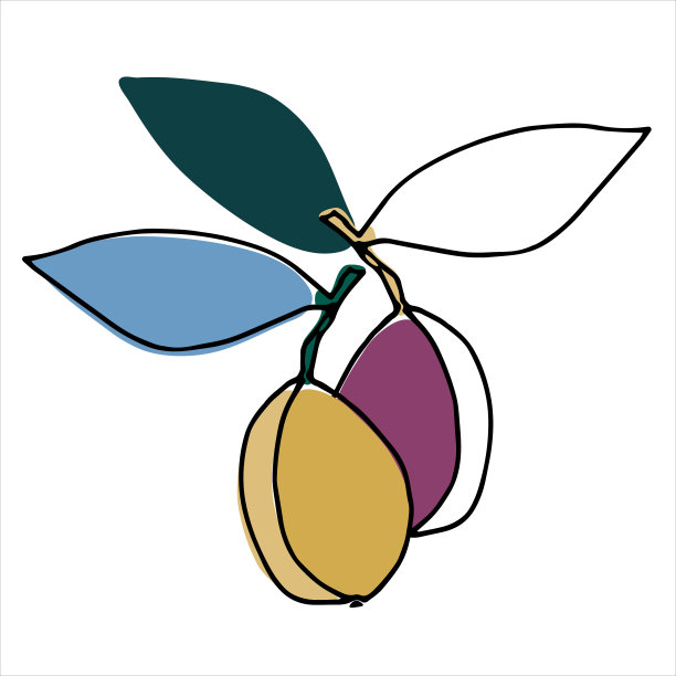 新鲜水果店logo