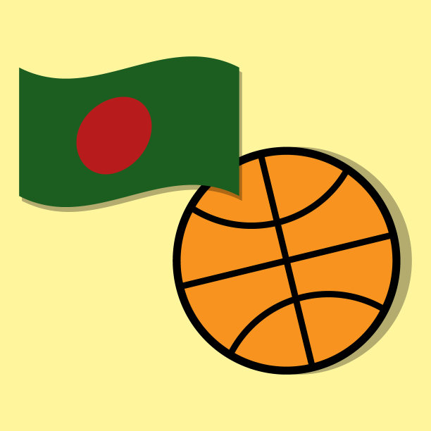 彩色篮球标志
