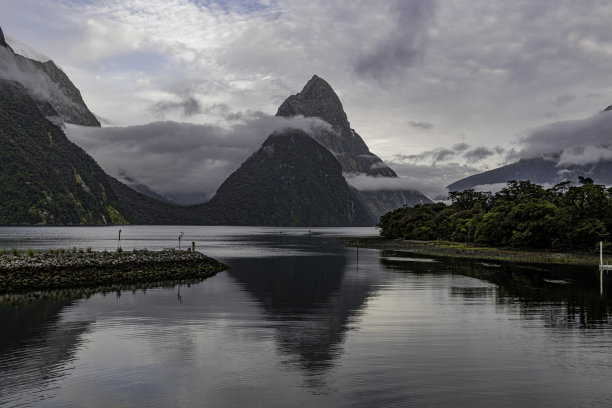 新西兰南岛山区风景