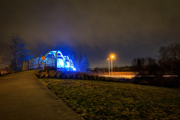 立交桥夜景照明