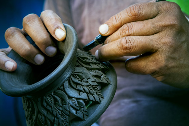 传统陶艺人物