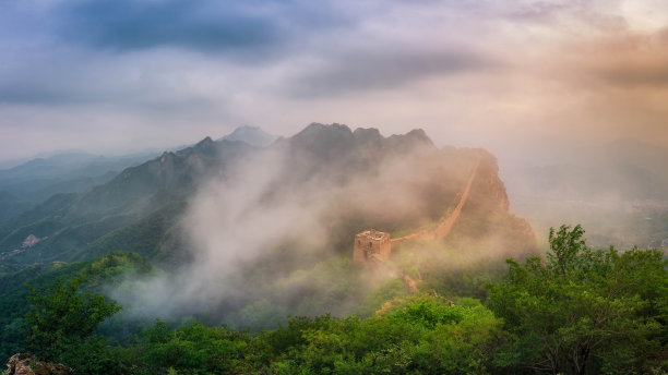 长城背景素材