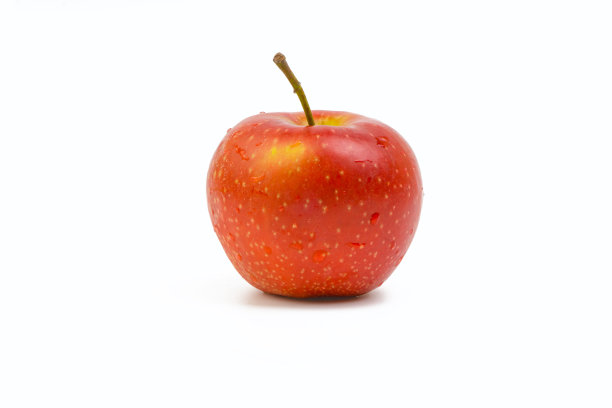 俯拍一个苹果