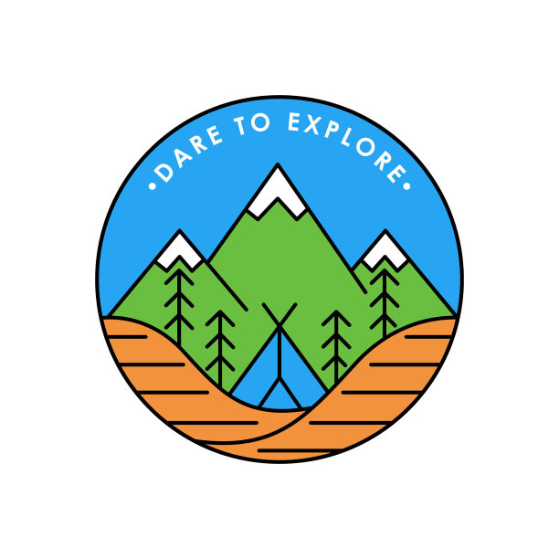 生态自然logo