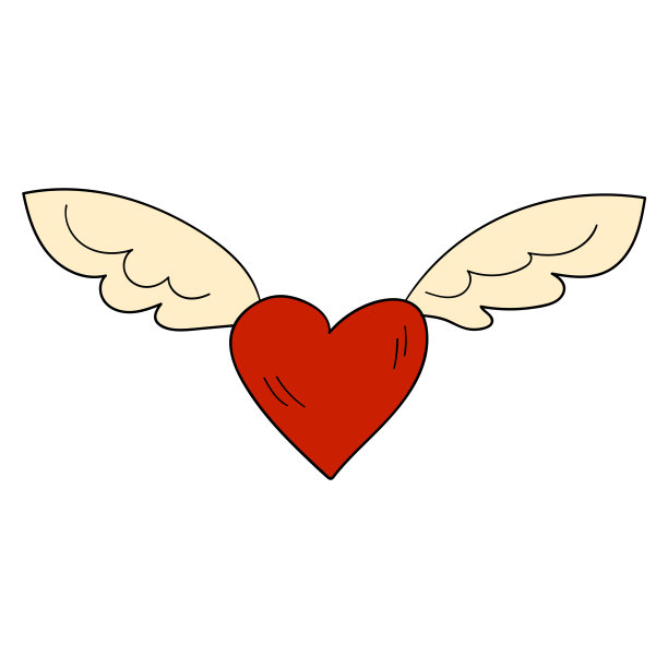 天使翅膀,标志logo设计