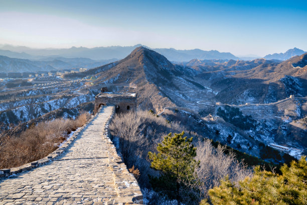 中国风山水背景