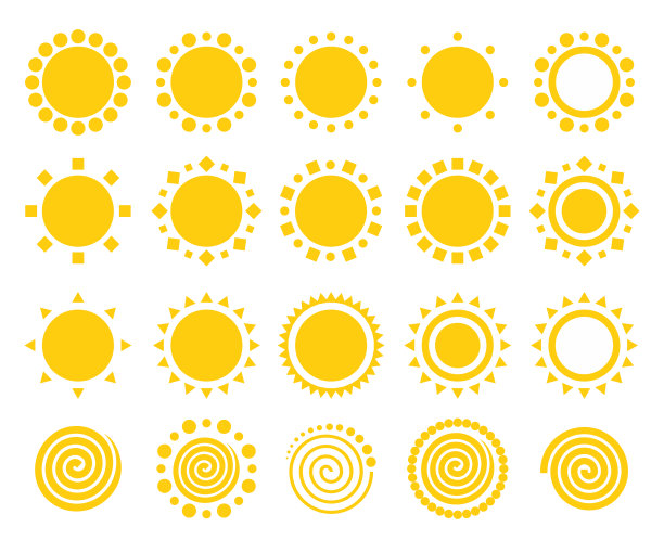 日出,阳光,logo设计