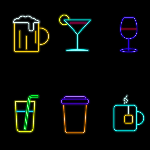 酒吧咖啡馆图标icon