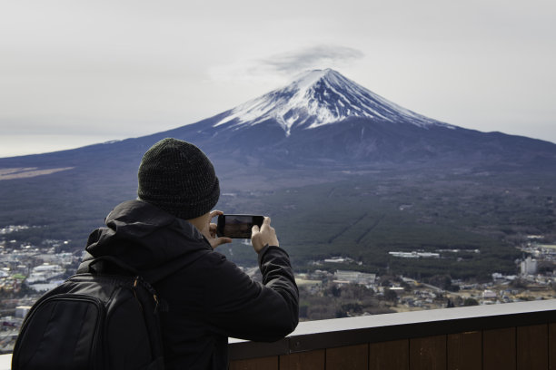 富士山城市风光