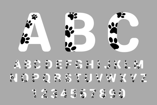 英文字体 b字母设计