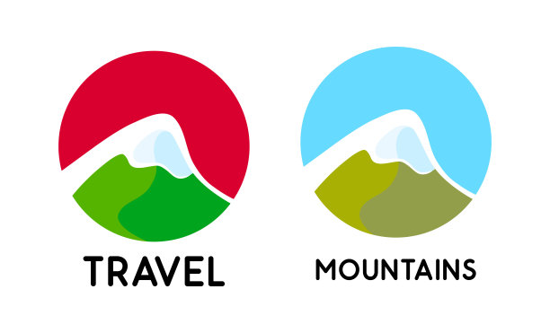 蓝色山峰logo