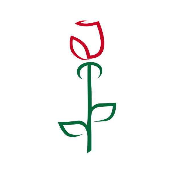 玫瑰花logo