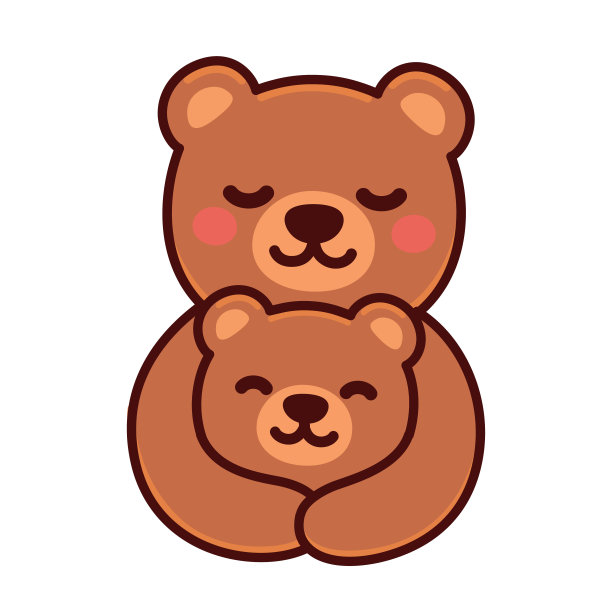 小熊logo设计