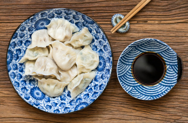 饺子特写