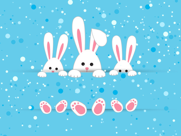 动物卡通 小兔子
