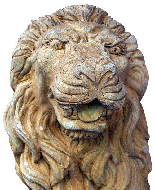 石狮子石雕像
