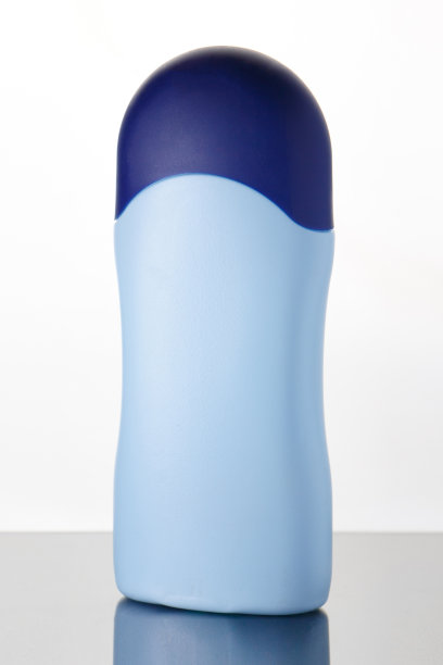 面霜蓝色瓶子
