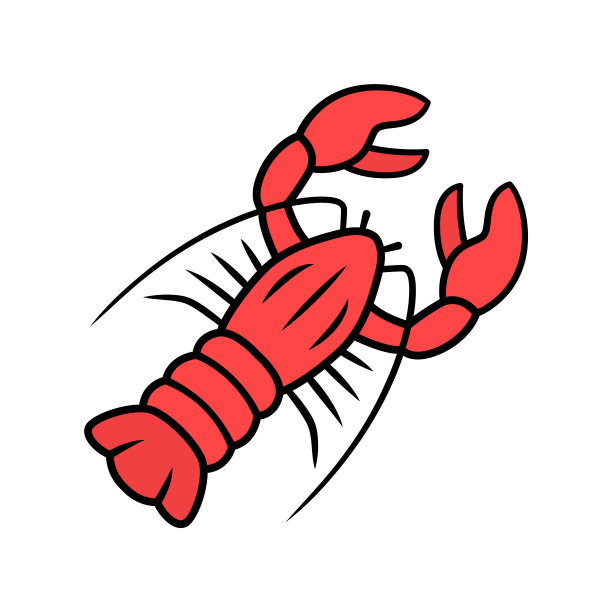 螃蟹卡通logo