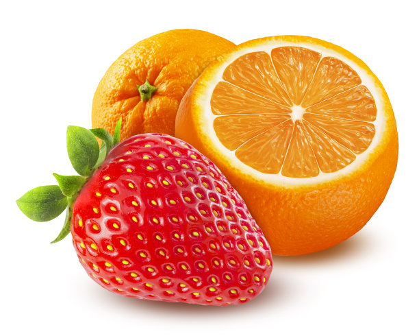 草莓和橙子